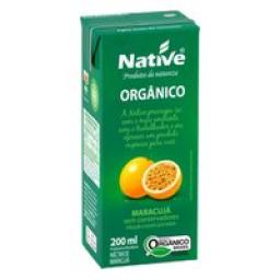 Suco Orgânico NATIVE Sabor Tropical de Maracujá 200ml