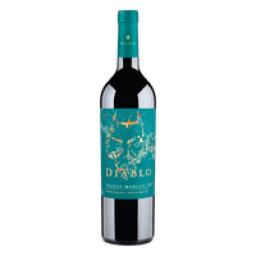 Vinho Chileno Tinto Meio Seco Velvet Diablo Merlot Valle del Maule Garrafa 750ml