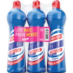 Limpador Multiuso Azulim Original c/3 500ml