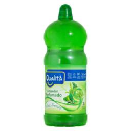 Limpador Perfumado Folhas Frescas Qualitá Frasco 2l