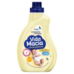 Amaciante de Roupa Glicerina e Camomila Vida Macia Frasco 1l