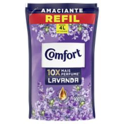 Amaciante de Roupa Lavanda Comfort Sachê 900ml Refil