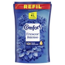 Amaciante de Roupa Concentrado Frescor Intenso Comfort Sachê 900ml Refil