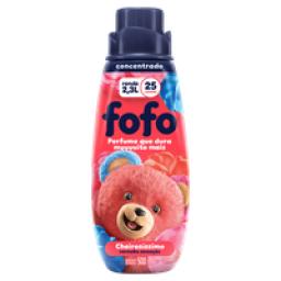 Amaciante de Roupa Concentrado Vermelho Sensação Fofo Cheirosíssimo Frasco 500ml