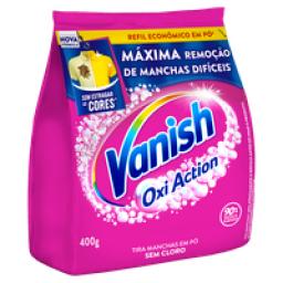 Tira-Manchas Pó Vanish Oxi Action Pacote 400g Refil Econômico