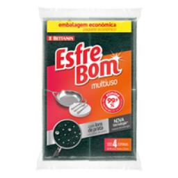 Esponja Multiuso Esfrebom Leve 4 Pague 3 Unidades