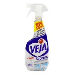 Limpa-Vidro Líquido Cristal Veja Vidrex Frasco 500ml Borrifador Grátis 30% de Desconto