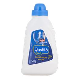 Detergente Pó para Máquina de Lavar Louças Qualitá Frasco 500g