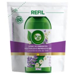 Neutralizador de Odores Lavanda e Lírio do Vale Bom Ar Sachê 236ml Refil