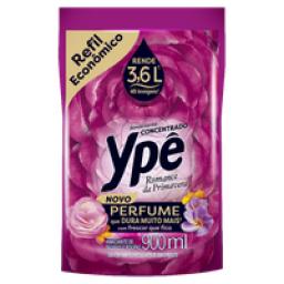 Amaciante de Roupa Concentrado Pink Garden Ypê Pouch 900ml Refil Econômico