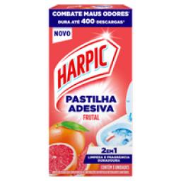 Detergente Sanitário Pastilha Adesiva Citrus Harpic 3 Unidades