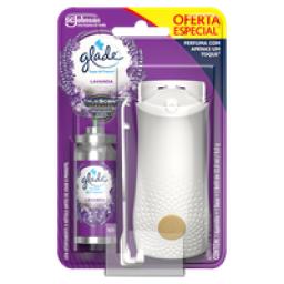 Aparelho e Odorizador de Ambiente Lavanda Glade Toque de Frescor Blister 12ml Oferta Especial