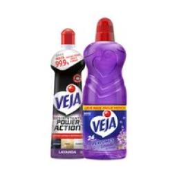 Kit Veja Power Action Lavanda Squeeze 500ml + Perfumado Veja Lavanda da França - 1L