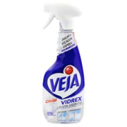 Limpa-Vidro Líquido Cristal Veja Vidrex Frasco 500ml Borrifador