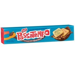 Biscoito Recheado Passatempo Chocolate 140g