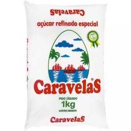 Açúcar refinado Caravelas 1kg