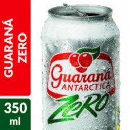 Refrigerante Guaraná Antárctica zero lata 350mL