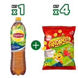 Kit Chá Lipton + Fandangos