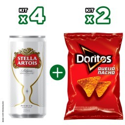 Kit Stella Artois + Doritos Queijo Nacho