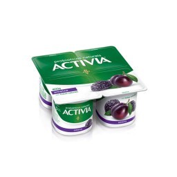 Activia Polpa Ameixa 400g 4 unidades
