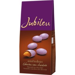 Amêndoas Cobertas Com Chocolate Lilás JUBILEU Embalagem 180g