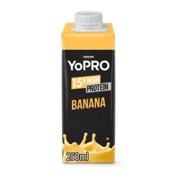 YoPRO Bebida Láctea UHT Banana 15g de proteínas 250ml