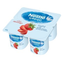 Iogurte Grego Nestlé Light Morango 360g