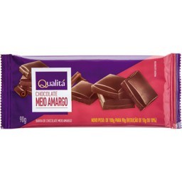 Barra de Chocolate Meio Amargo Qualitá 90g