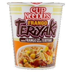 Massa Instantânea Frango com Molho Teriyaki Nissin Cup Noodles Copo 72g