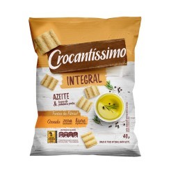CROCANTÍSSIMO Integral Sabor Azeite E Pimenta Preta 40g