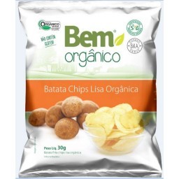 Raízes Batata Lisa Orgânica Chips 30g