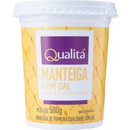 Manteiga Com Sal QUALITÁ 500g