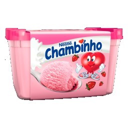 Sorvete Chambinho Nestlé Pote 1Litro
