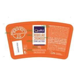 Requeijão Cremoso Zero Lactose Qualitá Copo 200g