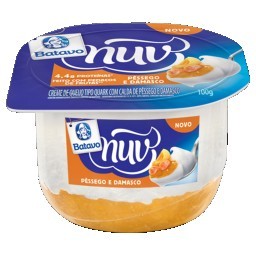 Creme de Queijo Quark Pêssego e Damasco Batavo Nuv Pote 100g