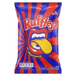 Batata Frita Ondulada Churrasco Elma Chips Ruffles Pacote 57G