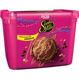 Sorvete Sabor Sonho de Valsa LACTA 1,5 Litros
