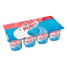 Iogurte Morango Zero Lactose Molico Bandeja 720g 8 Unidades Tamanho Família