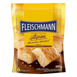 Mistura para Bolo Cremoso Aipim Fleischmann Sachê 390g