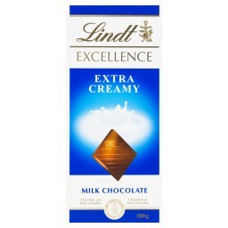Chocolate Suíço ao Leite Extra Creamy LINDT Excellence Barra 100g