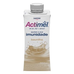 Bebida Láctea UHT Baunilha Zero Lactose Actimel Caixa 200ml