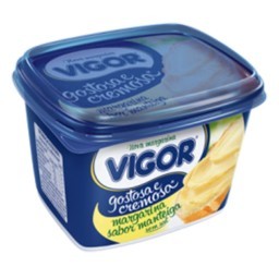 Margarina Sabor Manteiga Cremosa sem Sal VIGOR Pote 500g