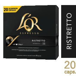 Cápsulas De Café L'OR Ristretto 20un