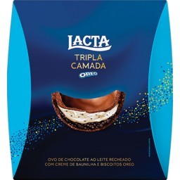 Ovo Tripla Camada Oreo Lacta 320g