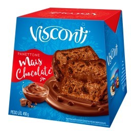 Panettone VISCONTI Mais Chocolate Caixa 450g