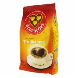 CAFE 3 CORACOES POUCH 500G TRADICIONAL