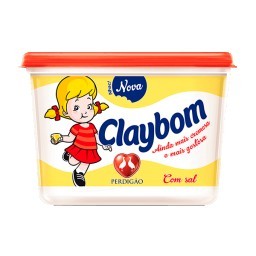 Margarina cremosa Claybom com sal 500g