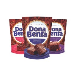 Mistura para bolo Dona Benta Chocolate Brownie, Avelã ou Floresta Negra 450g