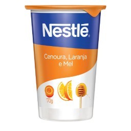 Iogurte Natural Nestlé Cenoura, Mel e Laranja 170g