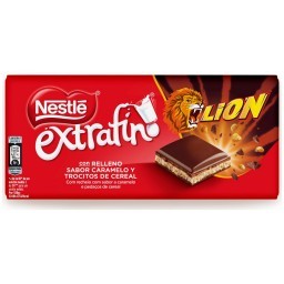 Chocolate NESTLÉ Ao Leite Extrafino Leão Caramelo E Cereal 164g
